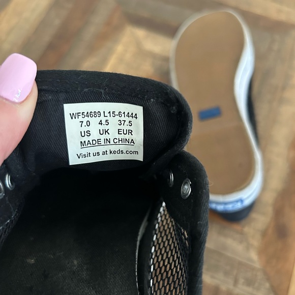 KEDS mesh black lace up shoes - Picture 5 of 5